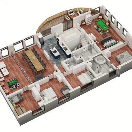 Σπίτι διακοπών Cityscape Loft - 216qm 15 Personen Ανόβερο
